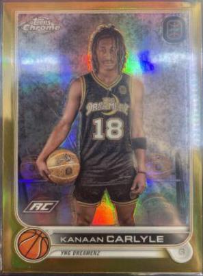 Kanaan Carlyle [SP Variation Gold] #3 Basketball Cards 2022 Topps Chrome OTE Overtime Elite