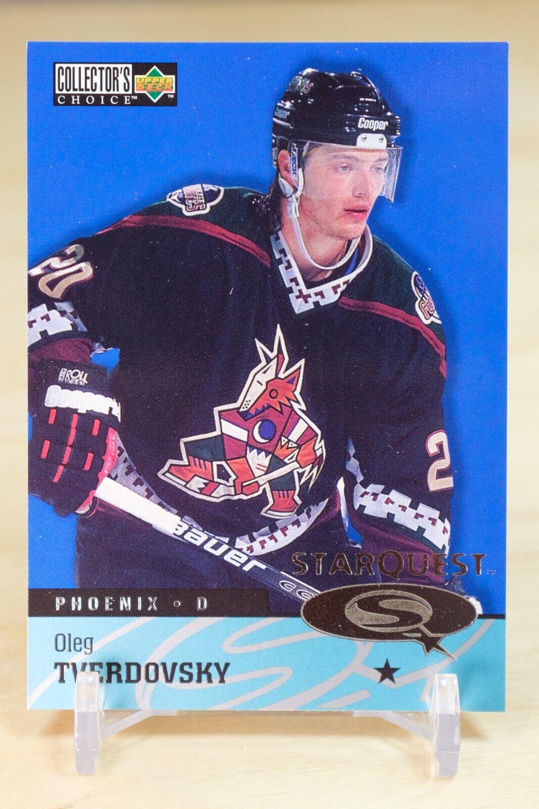 Oleg Tverdovsky #SQ28 Hockey Cards 1997 Collector's Choice Starquest