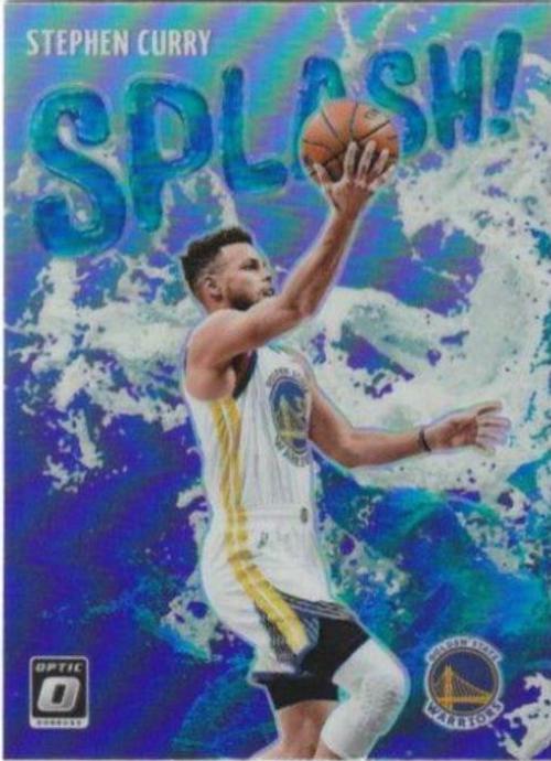 PSA 10 selling gem mint donruss optic Stephen Curry Splash Purple Prizm