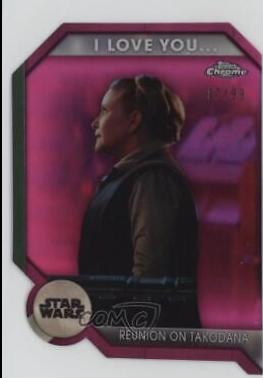 Reunion on Takodana #ILY-9A Star Wars 2024 Topps Chrome I Love You I Know