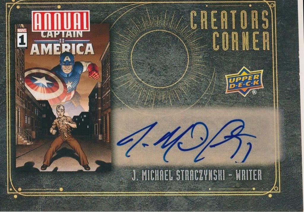 J. Michael Straczynski #CC11 Marvel 2023 Upper Deck Annual Creators Corner