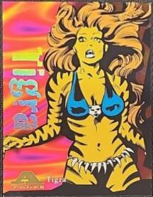 Tigra [Gold Rave] #AF15 2024 SkyBox Metal Universe Avengers A-Force Rave