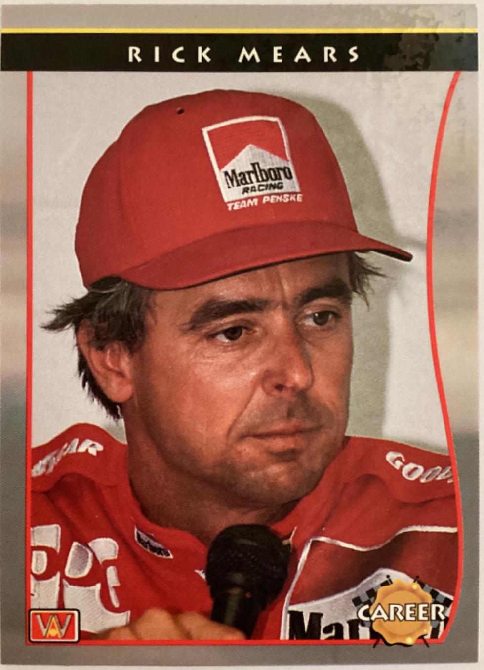 Rick Mears [Career] #90 Racing Cards 1992 All World