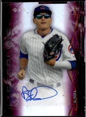 Albert Almora [Refractor] #AA Baseball Cards 2014 Bowman Sterling Prospect Autograph