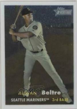 Adrian Beltre #18 Baseball Cards 2006 Topps Heritage Chrome