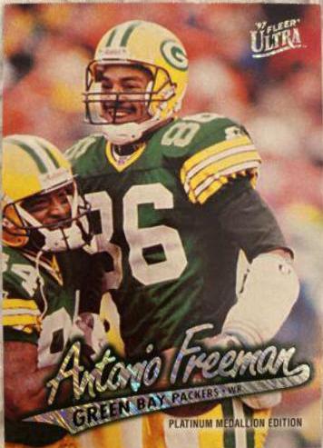 Antonio Freeman [Platinum Medallion] #P171 Football Cards 1997 Ultra