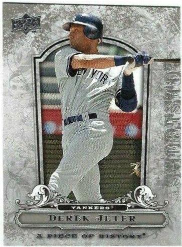 Derek Jeter #64 Baseball Cards 2008 Upper Deck Piece of History