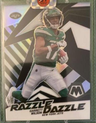 Garrett Wilson RC Razzle Dazzle Case Hit •• 2022 Mosaic Prizm Razzle sold Dazzle Case