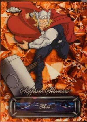 Thor [Orange] #SS-4 Marvel 2024 Topps Chrome Sapphire Selections