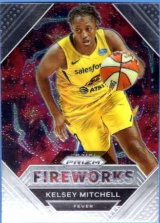 Kelsey Mitchell #13 Basketball Cards 2021 Panini Prizm WNBA Fireworks