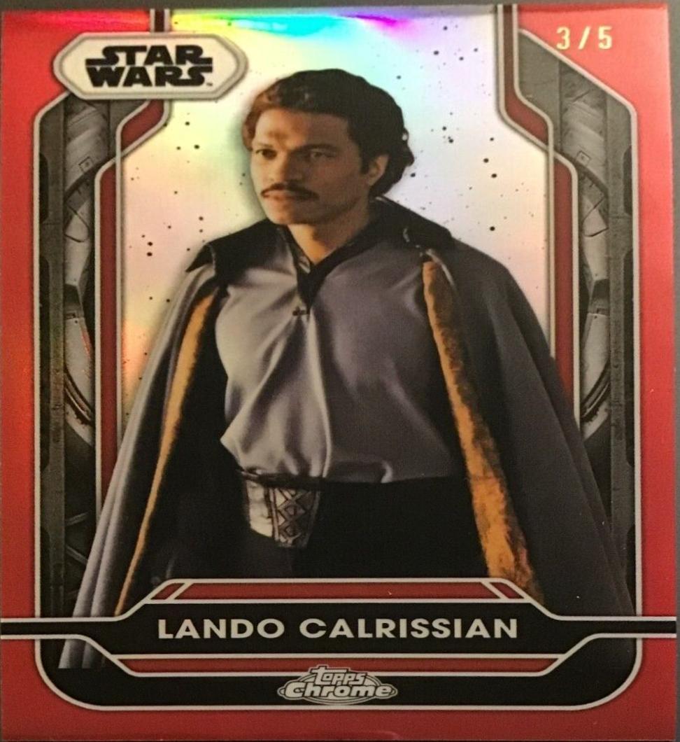 Lando Calrissian [Dathomir Red Refractor] #106 Star Wars 2024 Topps Chrome