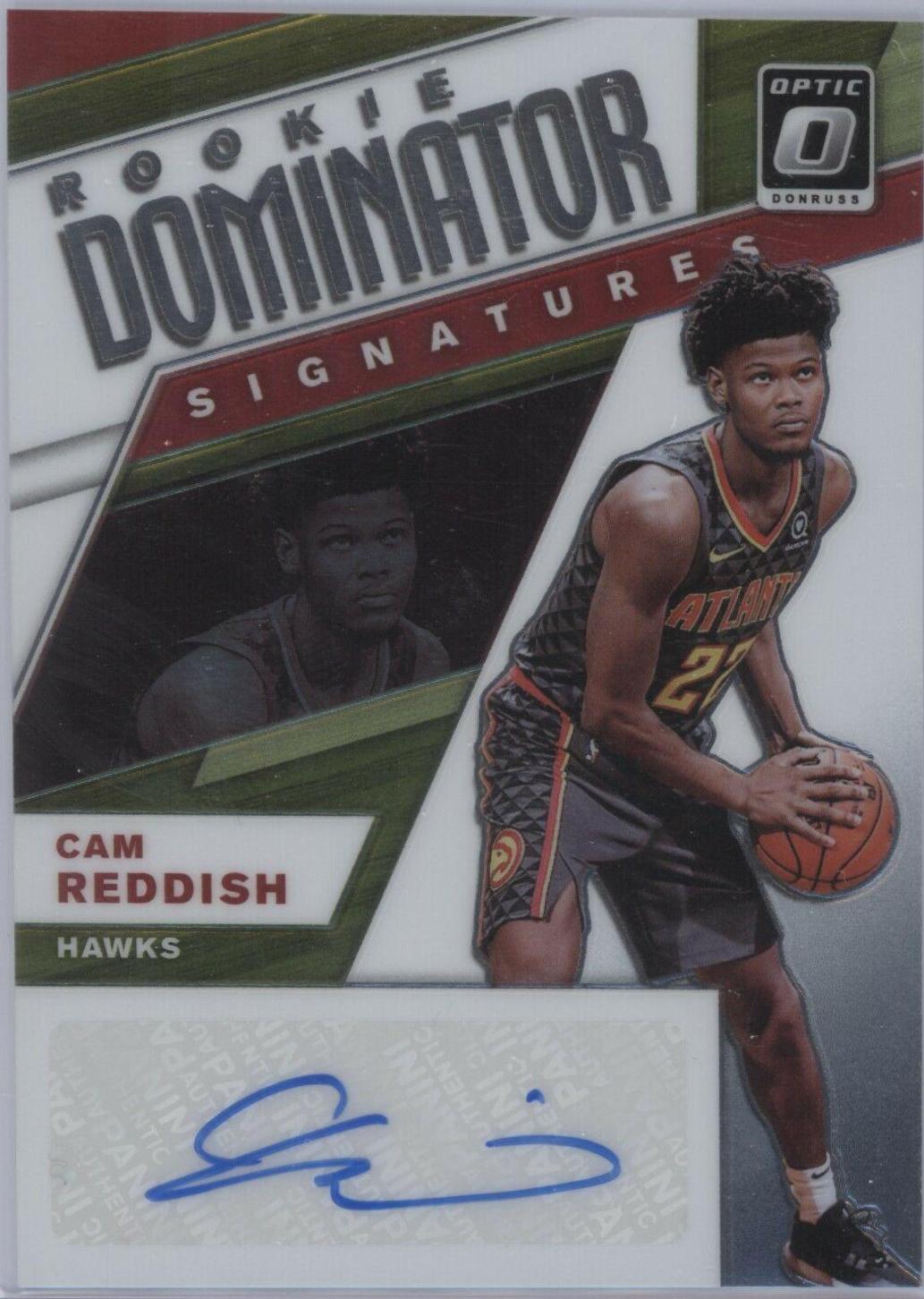 Cam Reddish #RD-CRD Basketball Cards 2019 Panini Donruss Optic Rookie Dominator Signatures