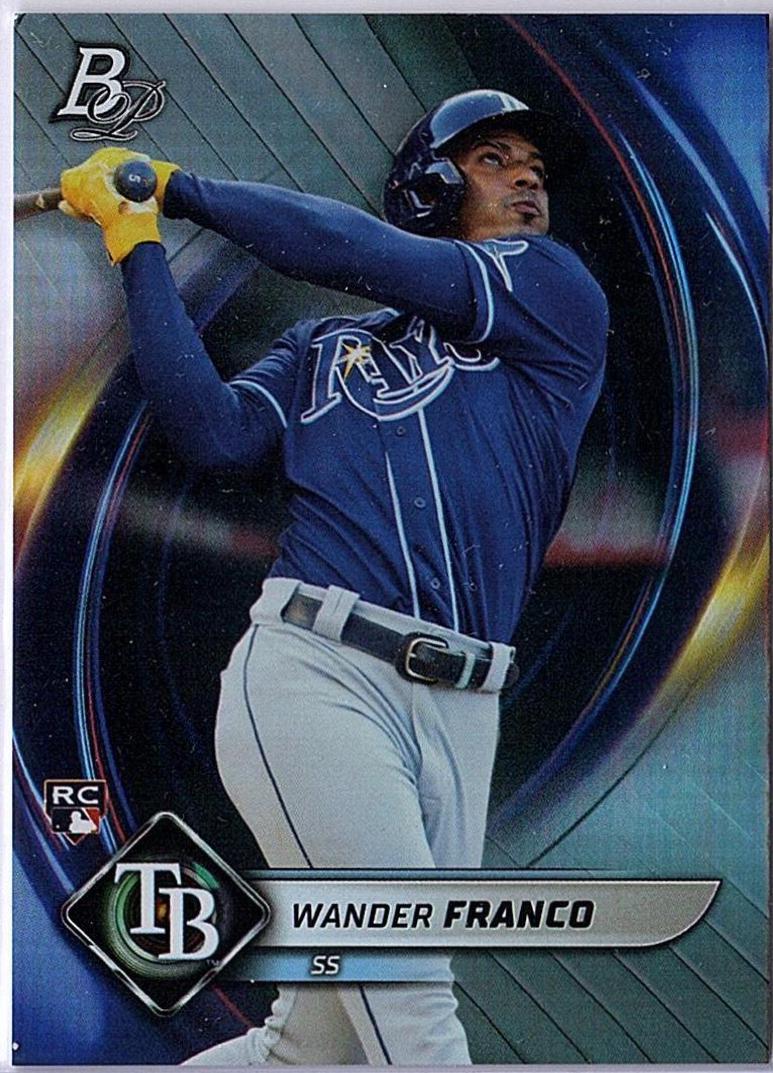 Wander Franco 2019 Bowman popular Platinum ISA 9