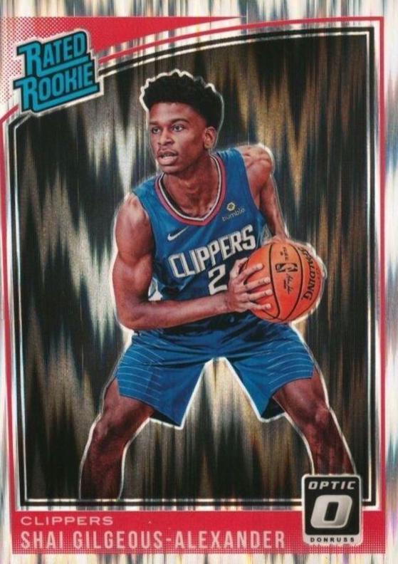 2018 Panini Donruss Optic S.Gilgeous-Alexander #162 Rated popular Rookie PSA 9 MINT