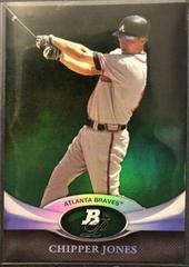 Chipper Jones [Emerald] #86 Baseball Cards 2011 Bowman Platinum Prices