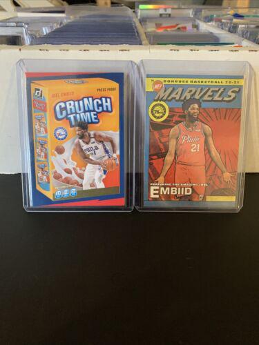 Joel popular embiid press proof marvels Psa 9 card