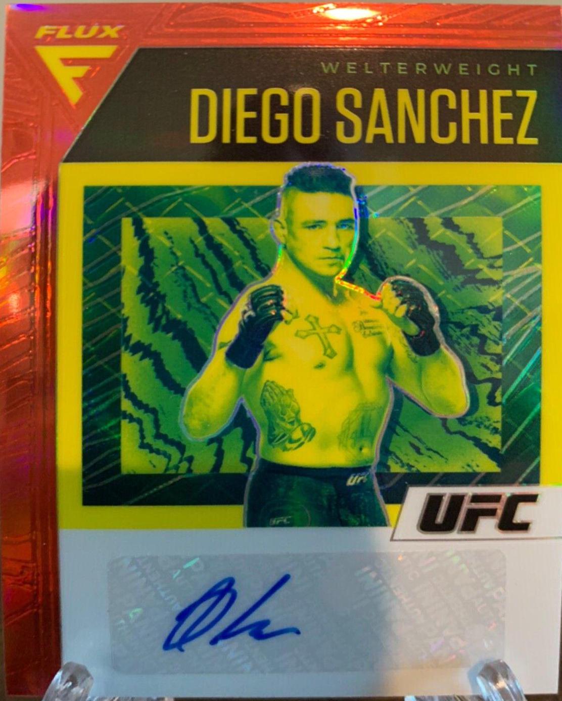 Diego Sanchez #FA-DSH Ufc Cards 2021 Panini Chronicles UFC Flux Auto