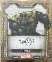 Thanos [Gold Wave] #MI-5 Marvel 2024 Topps Chrome Character Autograph Prices