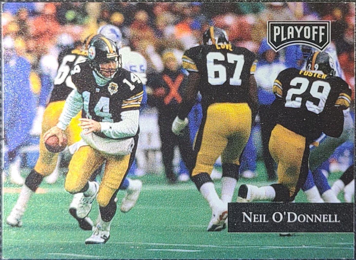 Neil O'Donnell #115 Football Cards 1992 Playoff