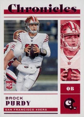 Brock Purdy RC 22 Panini Chronicles buy Draft Picks Prestige Base Pink Parall 93/149