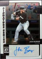 Jake Burger #SIGS-JB Baseball Cards 2022 Panini Donruss Optic Signature Series Prices