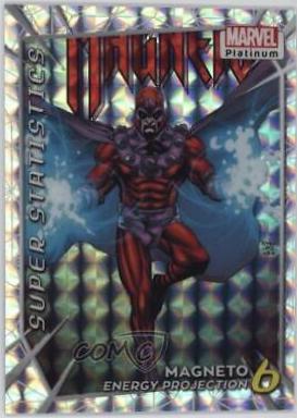 Magneto #SS01 Marvel 2023 Upper Deck Platinum Super Statistics