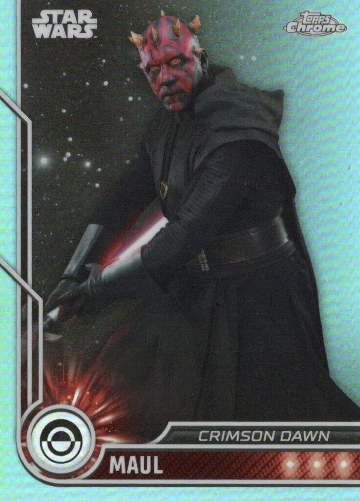 Maul [Aqua Refractor] #24 Star Wars 2023 Topps Chrome