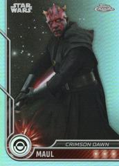 Maul [Aqua Refractor] #24 Star Wars 2023 Topps Chrome Prices