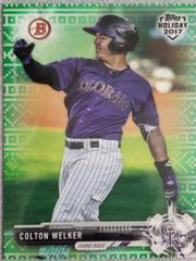 Colton Welker [Green Holiday Sweater] #TH-CW Baseball Cards 2017 Topps Holiday Bowman Prices