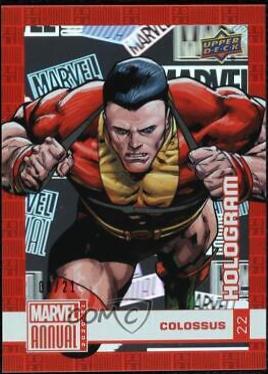 Colossus [Hologram] #22 Marvel 2020 Upper Deck Annual