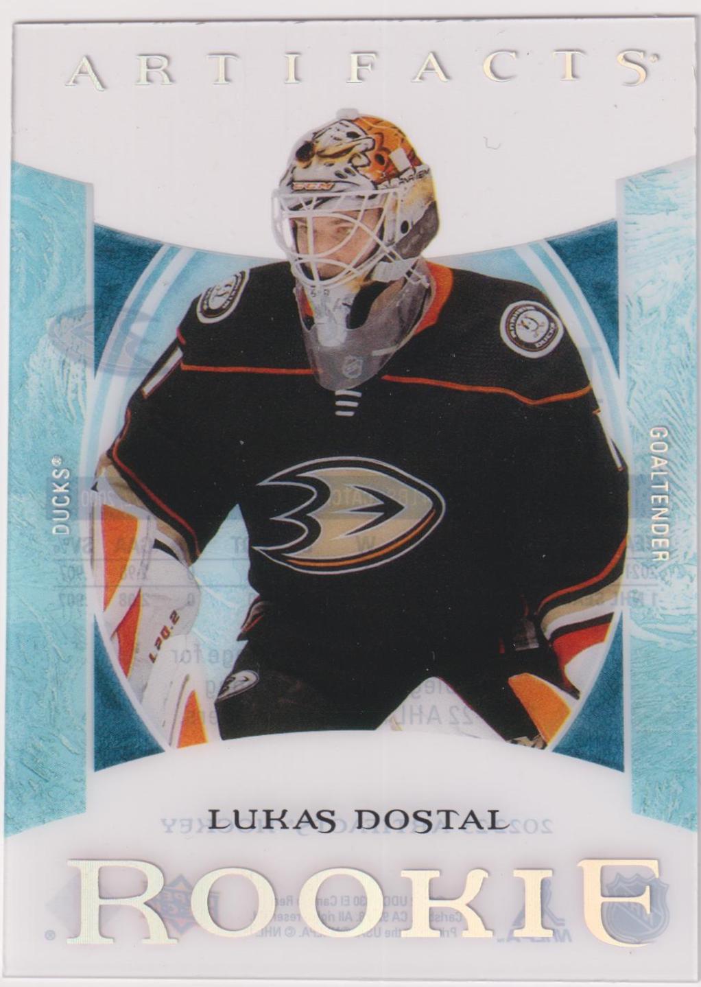 Lukas Dostal #CCR-14 Hockey Cards 2022 Upper Deck Artifacts Clear Cut Rookies