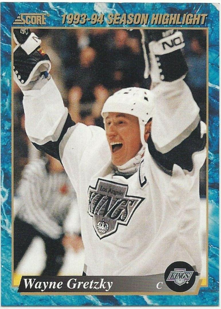 Wayne Gretzky #662 Hockey Cards 1993 Score