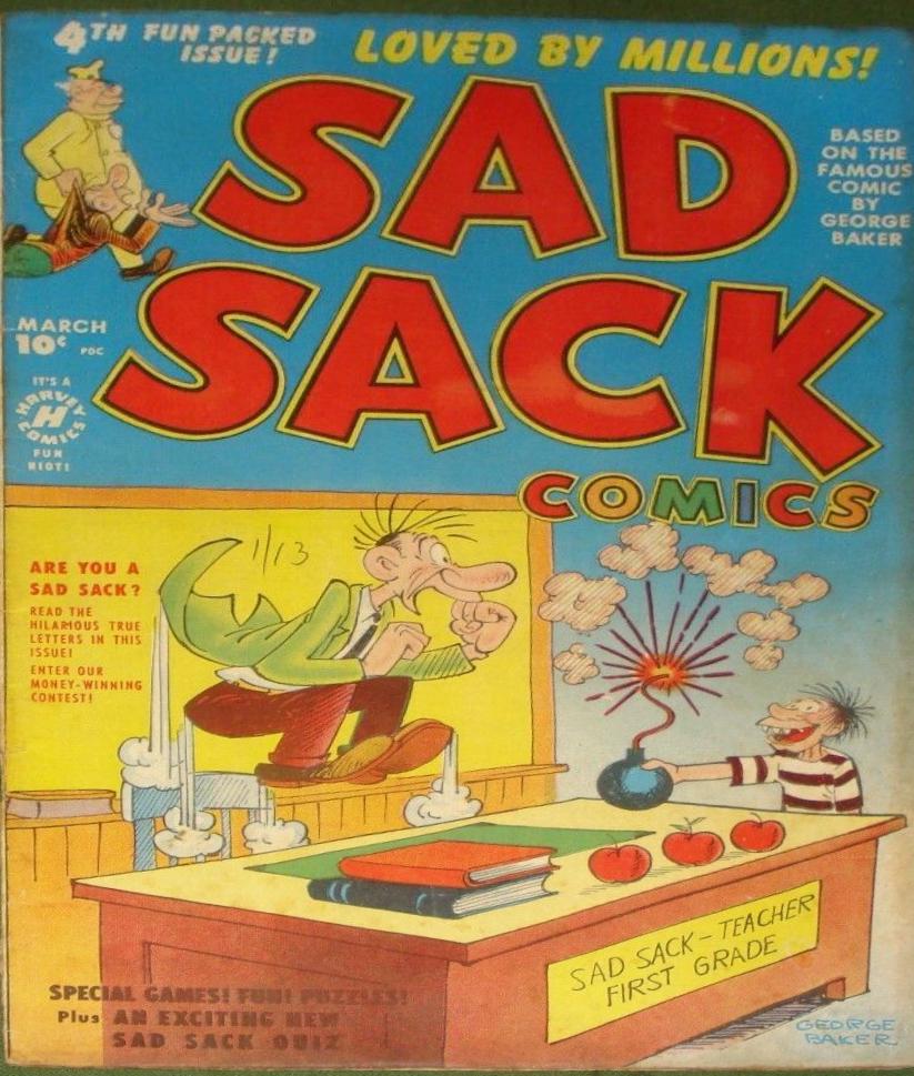 Sad Sack Comics #4 (1950) Comic Books Sad Sack Comics