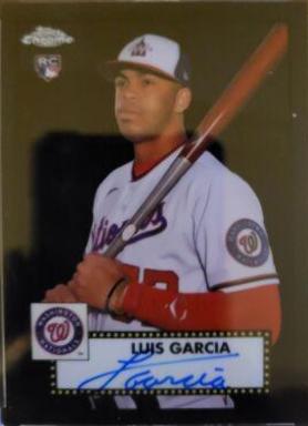 Luis Garcia [Black Gold] #55 Baseball Cards 2021 Topps Chrome Platinum Anniversary