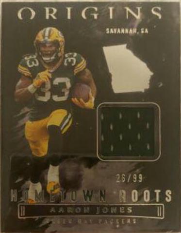 Aaron Jones #HR-AJO Football Cards 2022 Panini Origins Hometown Roots