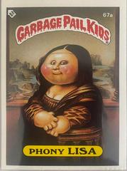 Phony Lisa #67A Garbage Pail Kids 1985 Mini Prices