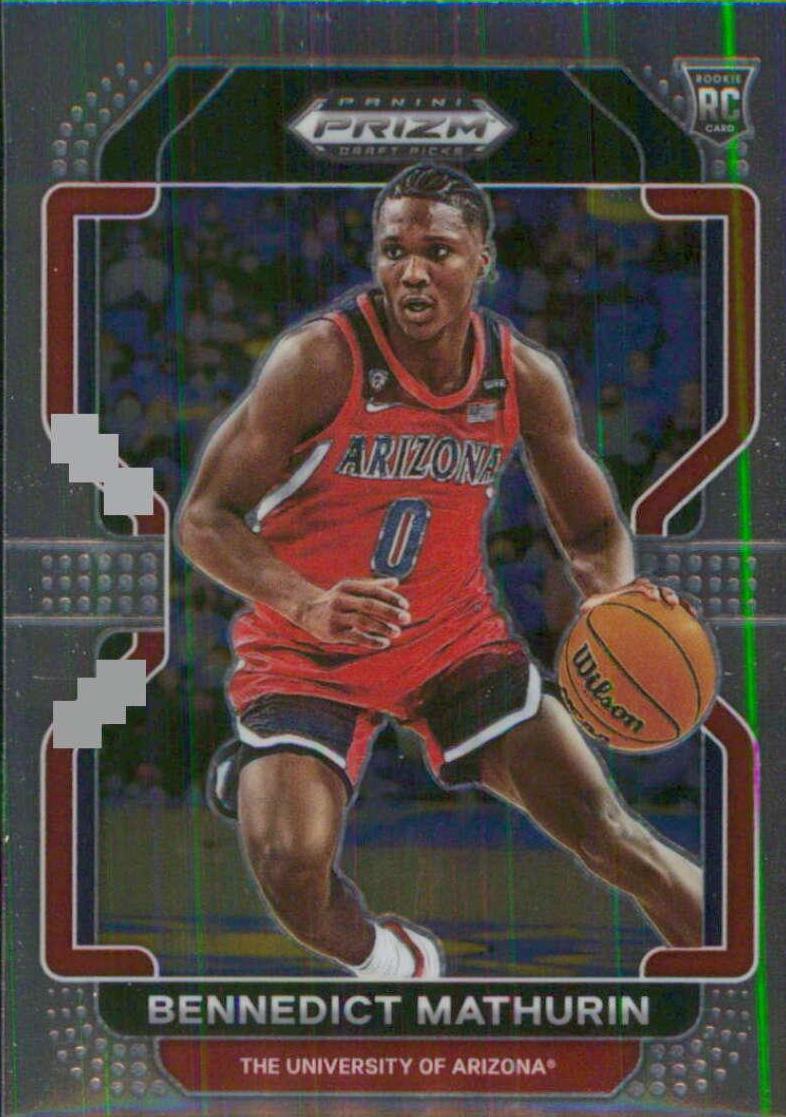 Bennedict Mathurin 2022-23 Panini Prisme RC #254 - Rouge #' D 21/299
