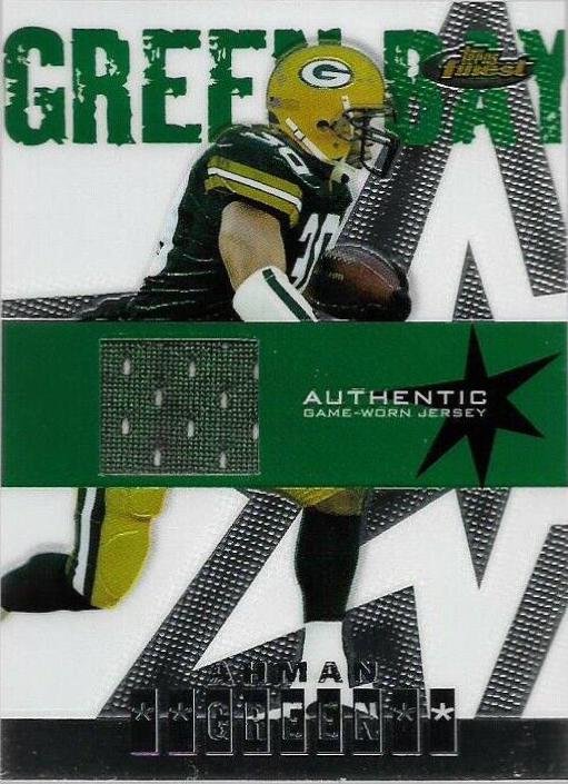 Ahman Green [Jersey Refractor] #107 Football Cards 2004 Topps Finest