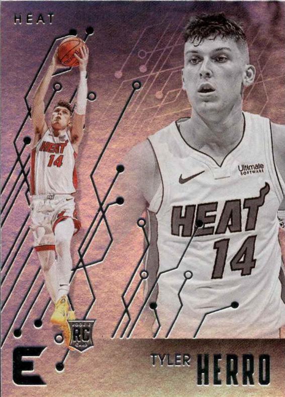 2019 Panini Chronicles Tyler Herro selling Phoenix Red Redfractor graded psa 9 numbered