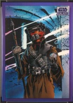 Boushh Disguise [Purple Refractor] #30 Star Wars 2022 Topps Galaxy Chrome