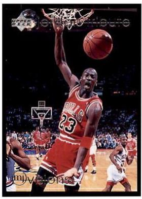 Michael Jordan #MJ25 Basketball Cards 1997 Upper Deck Michael Jordan Tribute