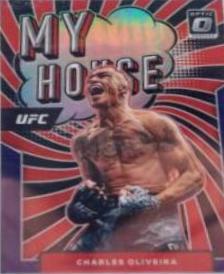 Charles Oliveira [Purple] #16 Ufc Cards 2022 Panini Donruss Optic UFC My House