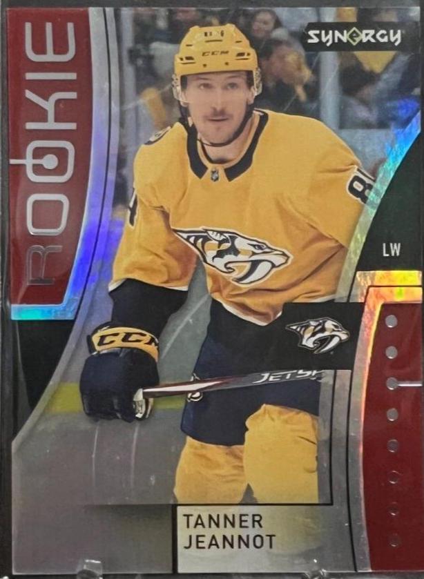 Tanner Jeannot #103 Hockey Cards 2021 Upper Deck Synergy