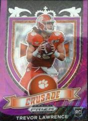 Trevor Lawrence [Purple Wave Prizm] #161 Football Cards 2021 Panini Prizm Draft Picks Prices