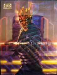 Darth Maul [Wave Refractor] #AS-7 Star Wars 2024 Topps Chrome Galaxy Art of the Sith Prices