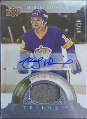 Marcel Dionne [Patch Autograph] #TG-17A Hockey Cards 2022 Upper Deck Trilogy Generations