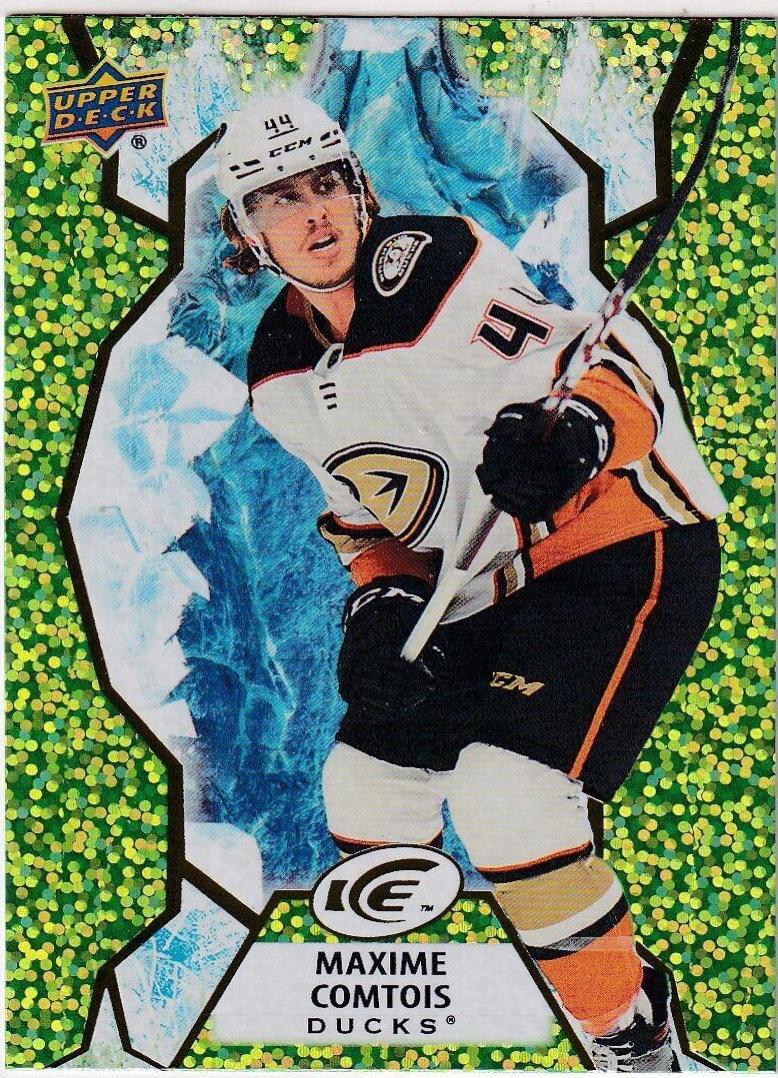 Maxime Comtois [Green] #3 Hockey Cards 2021 Upper Deck Ice