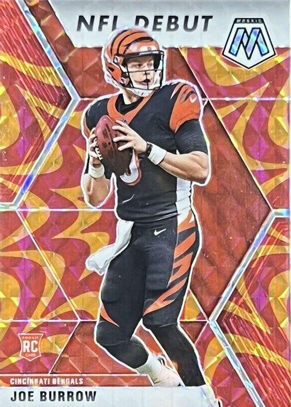 Joe Burrow 2020 Rookie Card! Panini Mosaic hotsell #261 NFL Debut Silver Prizm Refractor PSA 9! Cincinnati Bengals Star Rookie Quarterback Sensation