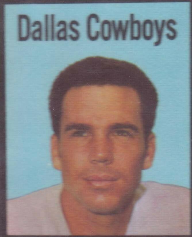 Roger Staubach Football Cards 1972 NFLPA Iron Ons