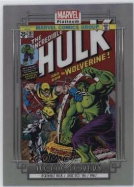 Incredible Hulk [Rainbow] #IC07 Marvel 2023 Upper Deck Platinum Iconic Covers